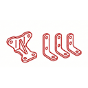 Delivery service icon for completed metal fabrication projects