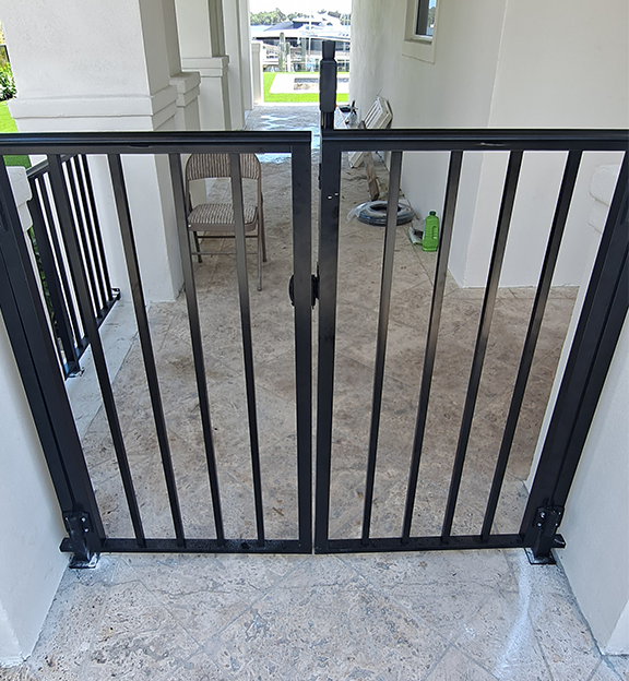 Decorative and security metal gate fabrication