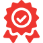 Quality assurance and inspection icon for fabrication process